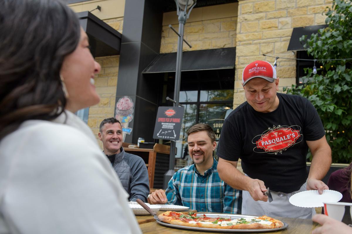 Pasquale Presa at Pasquale's Neiborhood Pizzeriaa