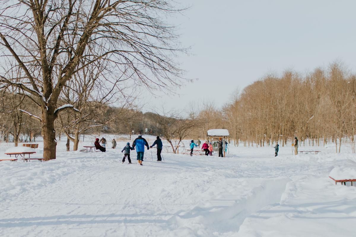 Quarry Hill Park in Winter