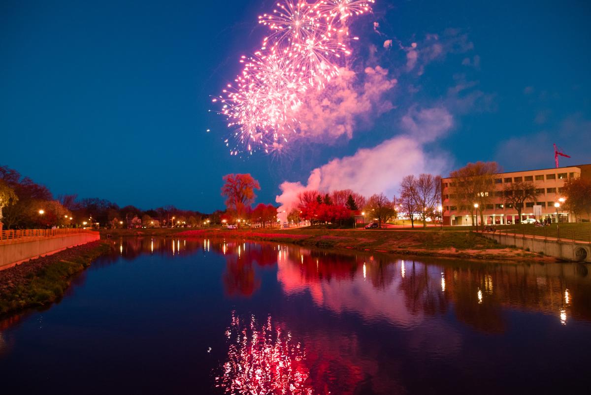 Fireworks over Silver Lake